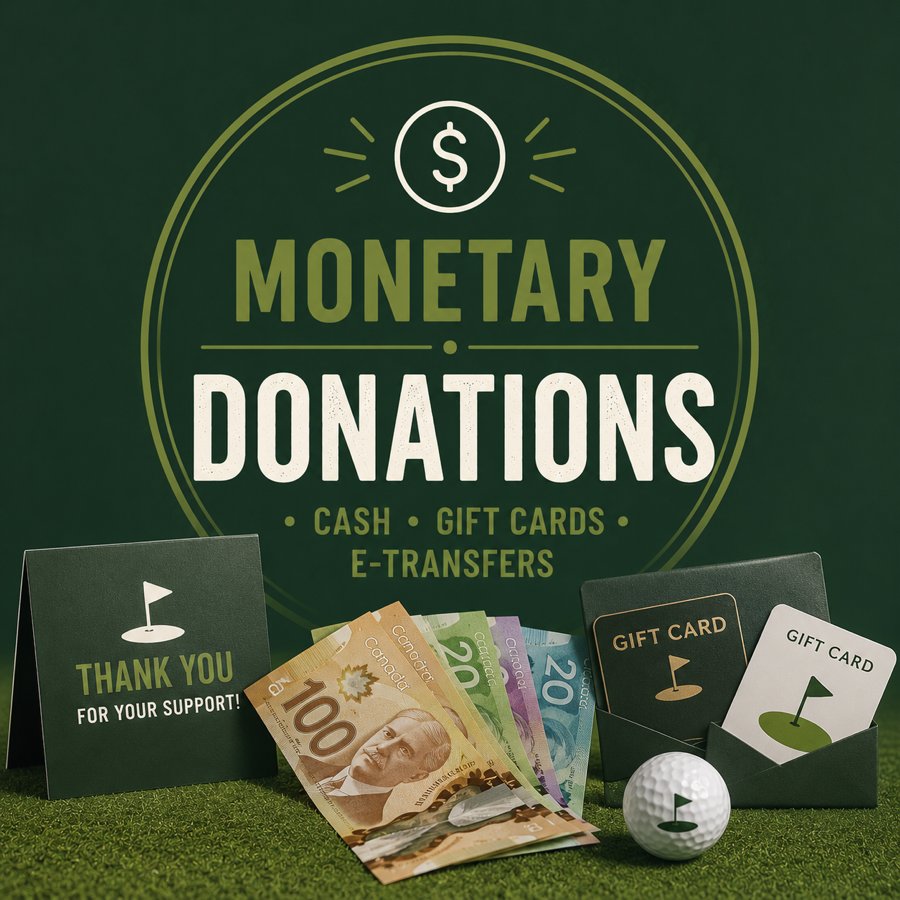 Monetary donations — cash, gift cards, e-transfers